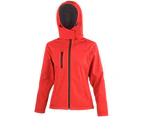 Result Core Womens Lite Hooded Softshell Jacket (Red/Black) - BC3252