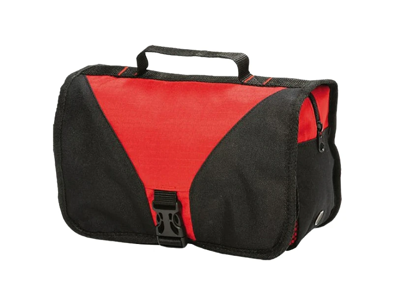 Shugon Bristol Folding Travel Toiletry Bag - 4 Litres (Red/Black) - BC1131