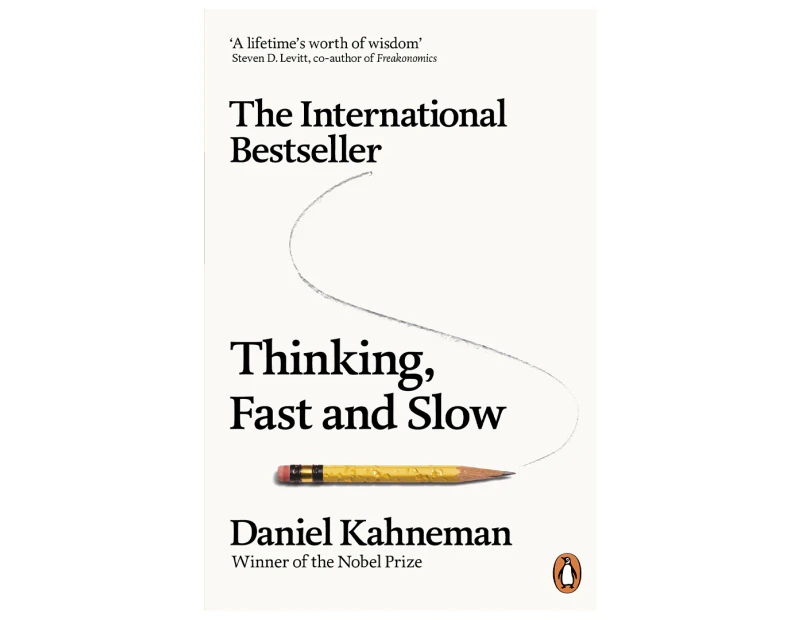 Thinking, Fast and Slow by Daniel Kahneman Paperback Book