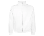 Fruit Of The Loom Mens Sweatshirt Jacket (White) - BC1375