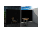 Instahut 2MX3M Retractable Side Awning Privacy Screen Shade Terrace Panel Black