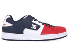 DC Shoes Men's Manteca Sneakers - White/Navy/Red
