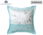 Logan & Mason Whistler European Pillowcase - Jade