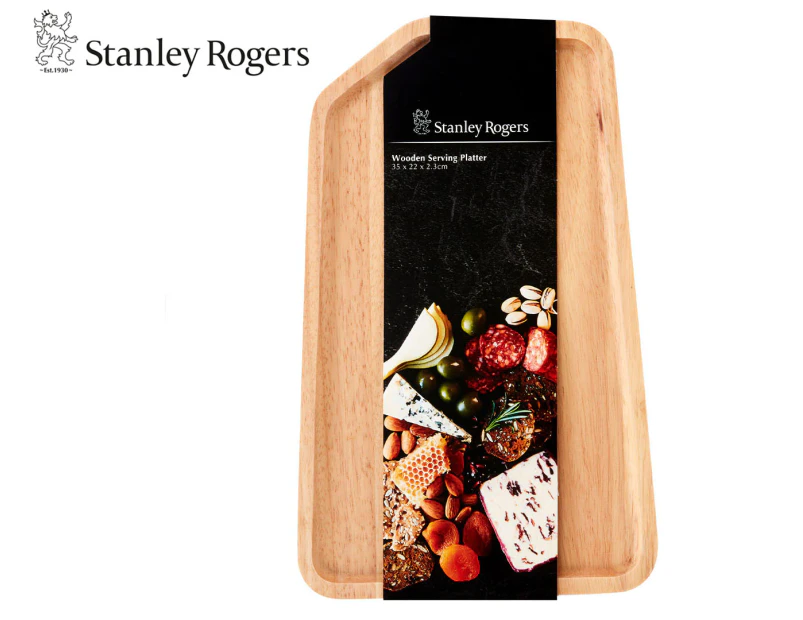 Stanley Roger 35x22cm Rectangle Wooden Serving Platter