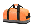 Shugon Seattle Workwear Hi-Vis Holdall / Duffle Bag - 50 Litres (Hi Vis Orange) - BC1118