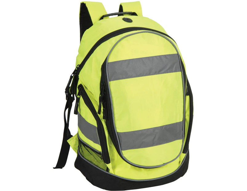 Shugon Hi-Vis Rucksack / Backpack - 23 Litres (Hi-Vis Yellow) - BC1149