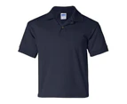 Gildan DryBlend Childrens Unisex Jersey Polo Shirt (Navy) - BC1422