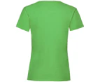 Fruit Of The Loom Girls Childrens Valueweight Short Sleeve T-Shirt (Lime) - BC323