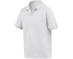 Gildan DryBlend Childrens Unisex Jersey Polo Shirt (White) - BC1422