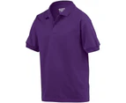 Gildan DryBlend Childrens Unisex Jersey Polo Shirt (Purple) - BC1422