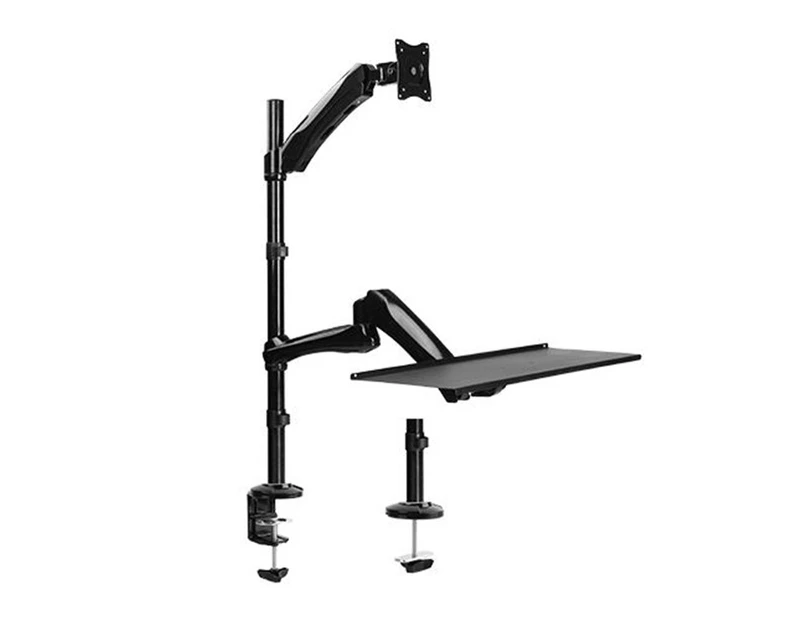 Brateck Lumi DWS01-C02 Single Monitor Sit-Stand Workstation. Fit for most 13"-27" LCD monitors and screens
