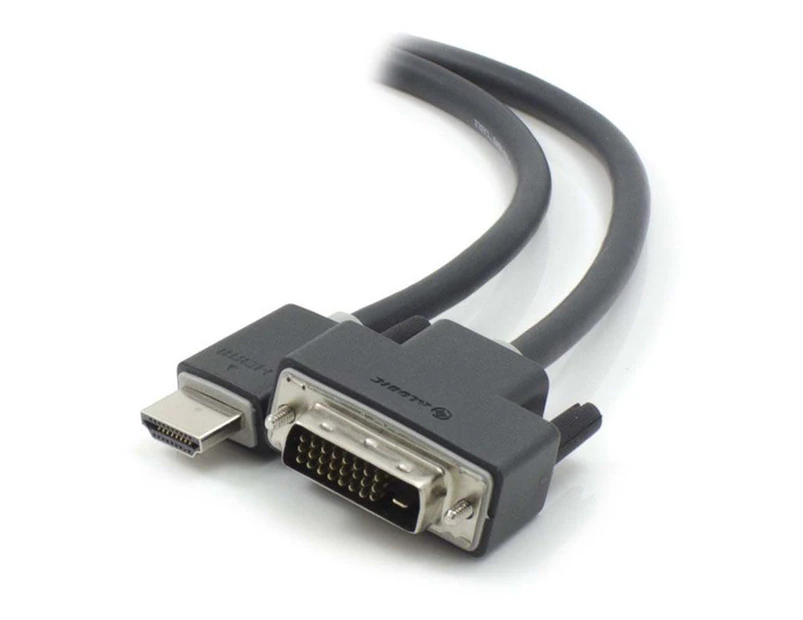 Alogic DVI-HDMI-01-MM Cable DVI Male to HDMI Male 1m - Black