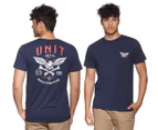 Unit Men's Ascend Tee / T-Shirt / Tshirt - Navy