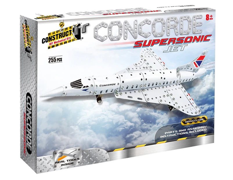 Construct It Concorde Supersonic Jet DIY Model Kit