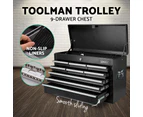 Tool Box Chest Toolbox 9 Drawers Mechanic Storage Cabinet Garage Equipment Giantz