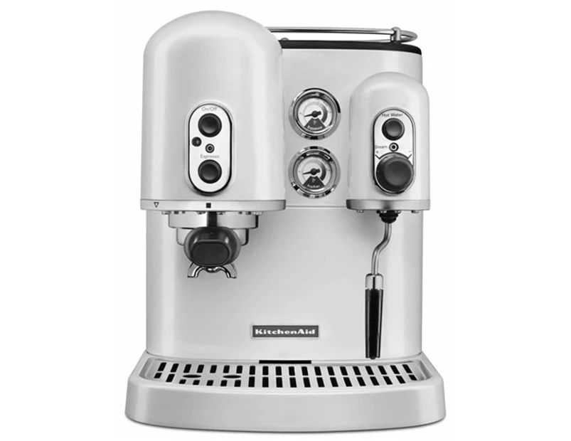 KitchenAid Espresso Machine Frosted Pearl