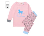 MeMaster - Older Girls Unicorn Pyjama Set - Pink