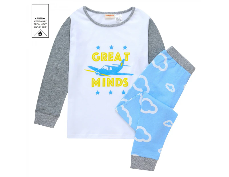 MeMaster - Baby Boys Plane Pyjama Set - Multi