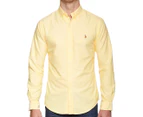 Polo Ralph Lauren Men's Long Sleeve Oxford Slim Fit Shirt - Yellow