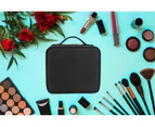 CoolBELL Women's Travel Cosmetic Bag-Black