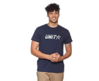 Unit Men's Platform Tee / T-Shirt / Tshirt - Navy