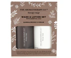The Aromatherapy Co. Therapy Wash and Lotion Set - Sandalwood and Cedar