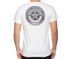 Unit Men's Plaza Tee / T-Shirt / Tshirt - White