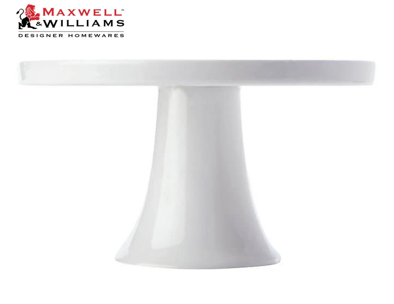 Maxwell & Williams 30cm White Basics Footed Cake Stand