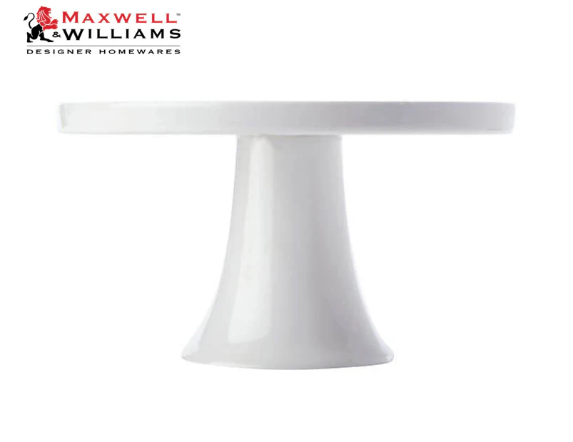 Maxwell & Williams 20cm White Basics Footed Cake Stand