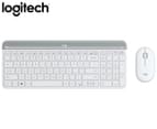 Logitech M470 Slim Wireless Keyboard & Mouse Combo - White 1