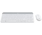 Logitech M470 Slim Wireless Keyboard & Mouse Combo - White 4