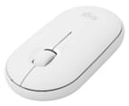 Logitech M350 Pebble Wireless Mouse - Off White 2