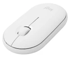 Logitech M350 Pebble Wireless Mouse - Off White