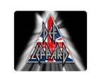 Def Leppard Mouse Mat Pad Union Jack Classic Band Logo  Official - Black