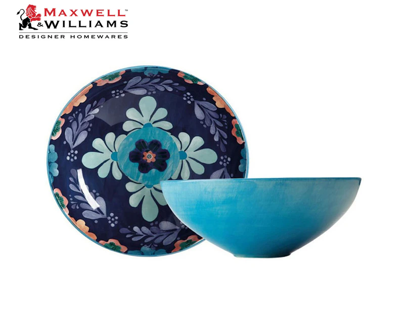 Maxwell & Williams 31cm Majolica Round Bowl - Blue