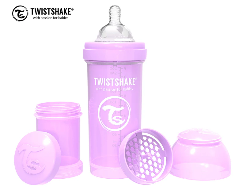 Twistshake Anti-Colic 260mL Baby Bottle - Pastel Purple