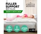 Giselle Bedding Bamboo Full Body Pillow Memory Foam Sleep Long Maternity Nursing 2