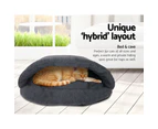 Dog Bed Cat Beds Pet Mat Kitten Puppy Soft Warm Cave House Sleeping Bag Pad Fleece M i.Pet