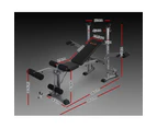 Everfit 7in1 Weight Bench Press Multi-Station Fitness Weights Equipment Incline