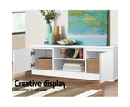 Artiss TV Cabinet Entertainment Unit 120cm White Anita