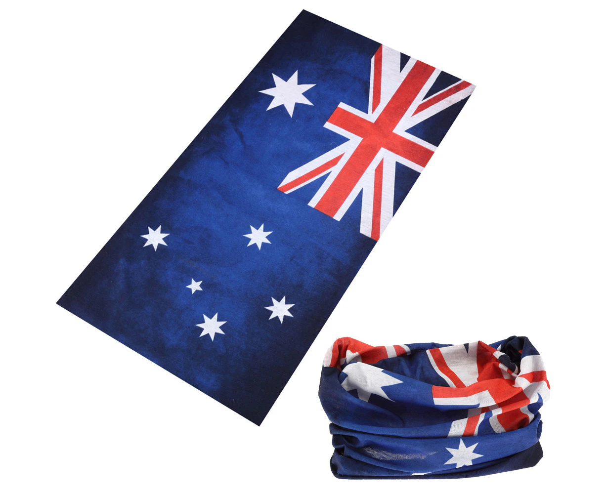 Australia Flag  Face Tubes Fishing Headwear Bandana UV Durage Neck Scarf