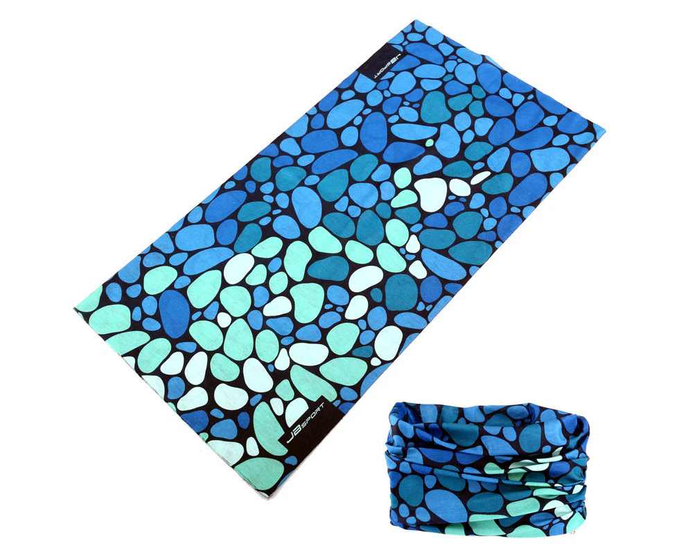 Blue Stones  Face Tubes Fishing     Headwear Bandana   UV Durage Neck Scarf