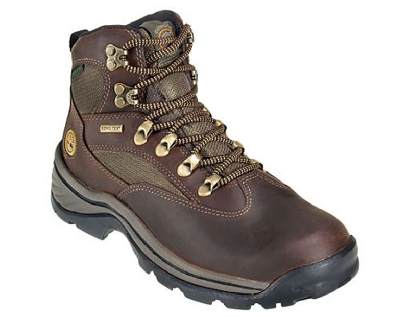 Timberland Women's Chocorua Trail Mid Waterproof Hiking Boots - Dark Brown/Green