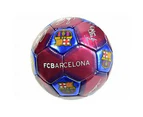 Fc Barcelona Signature Mini Leather Football (Claret) - BS1490