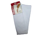 10x Over The Knee Socks Plain Striped High Thigh Ladies Long Stocking Bulk Price - White - White