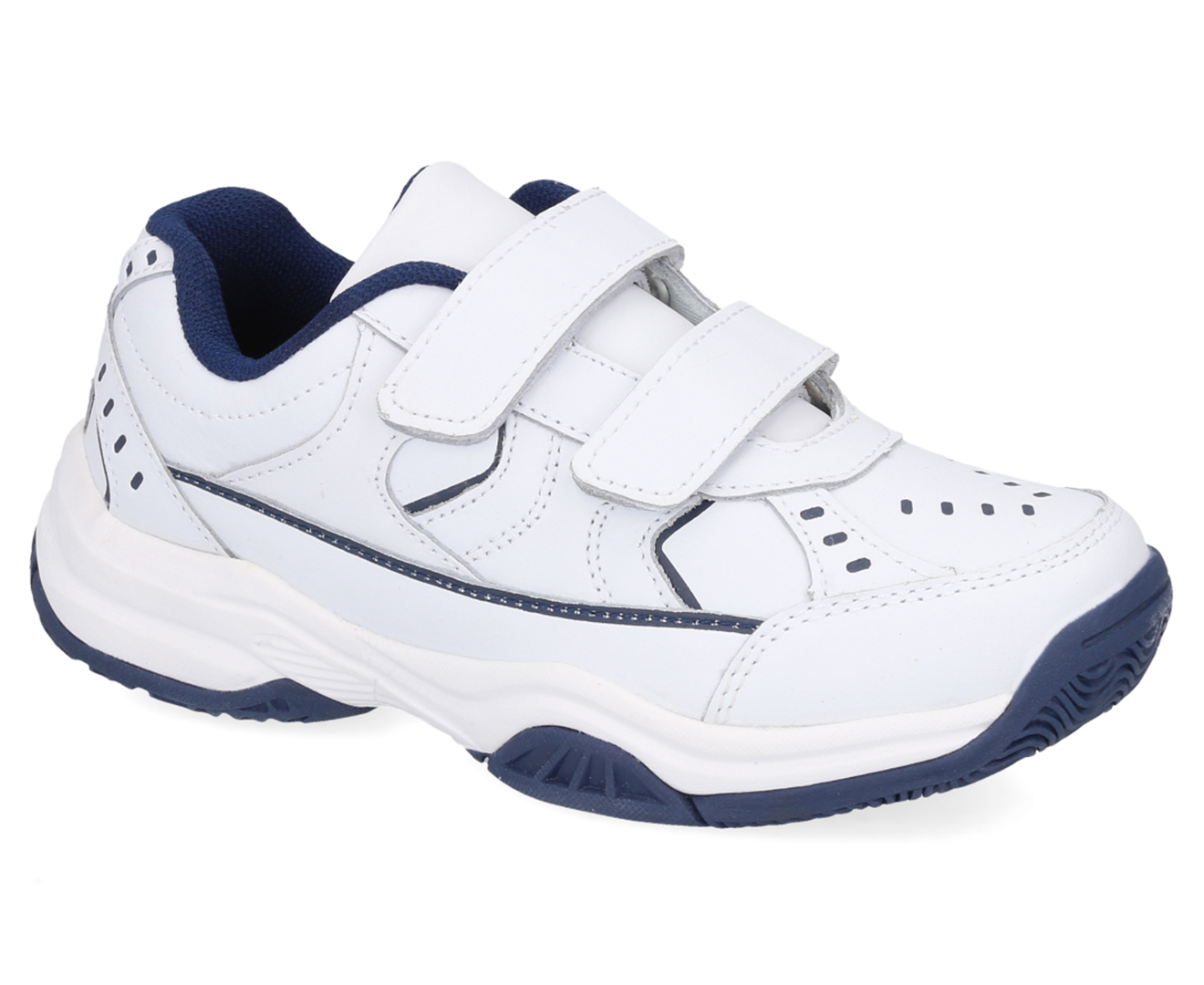 Surefit Kids' Track Shoes - White/Navy | Catch.com.au