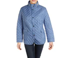 Basler Women's Coats & Jackets - Quilted Coat - Outdoor Blue
