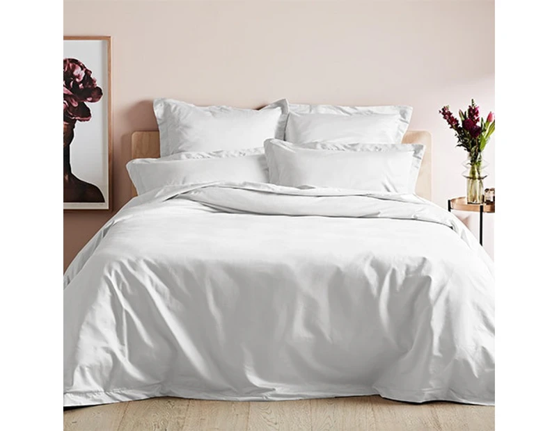 Canningvale - Quilt Cover Set - Super King - Mille 1000TC - White