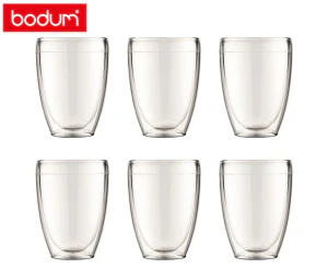 NEW Glass Tumbler Set Bodum Pavina 4 x 250mL + 4 x 350mL Double Walled  Glasses!