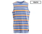 St Goliath Youth Boys' Benny Muscle Top - Blue